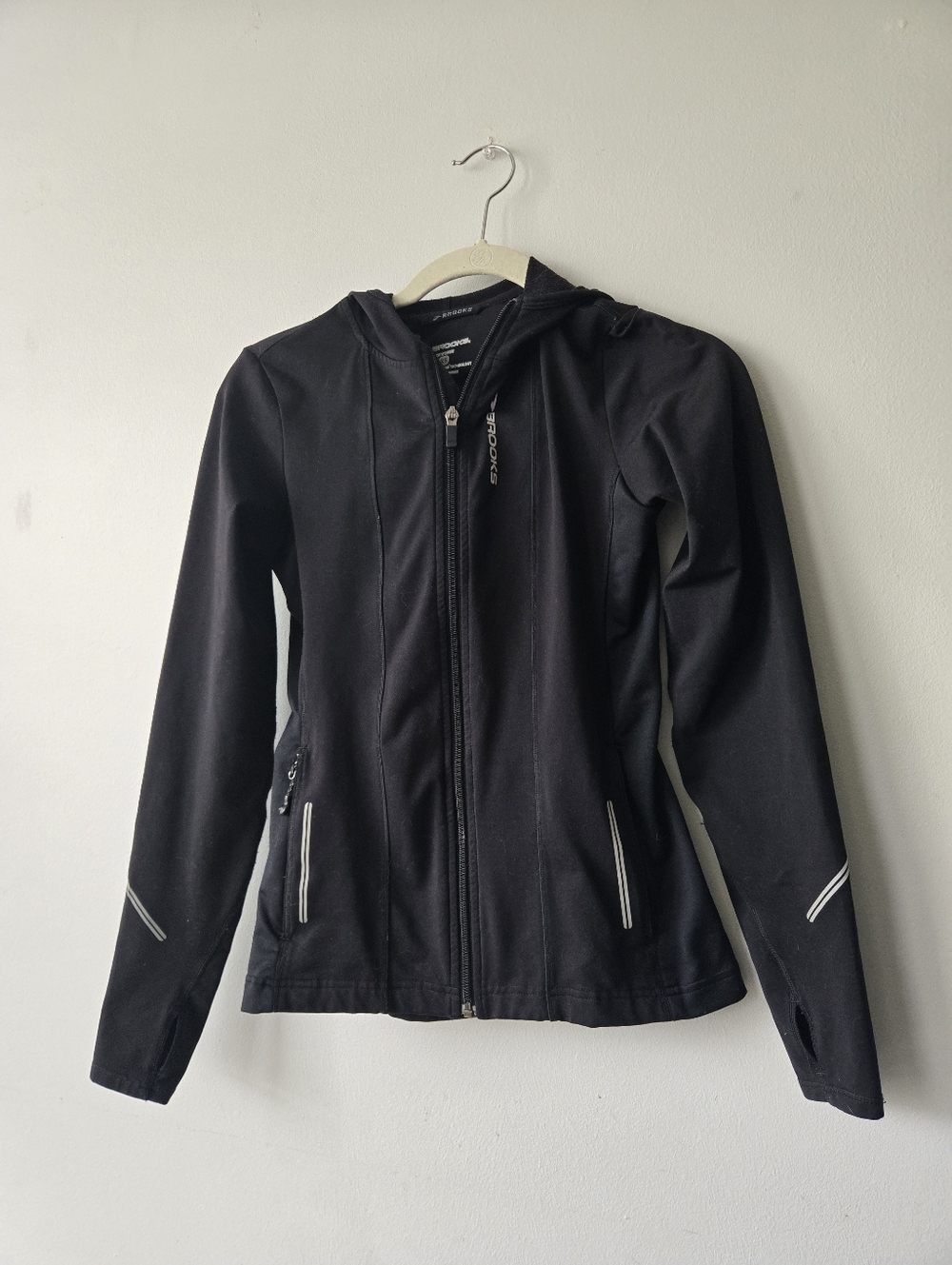 Brooks Athletic Running Jacket Black XS